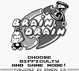 Brain Drain (Europe) Title Screen